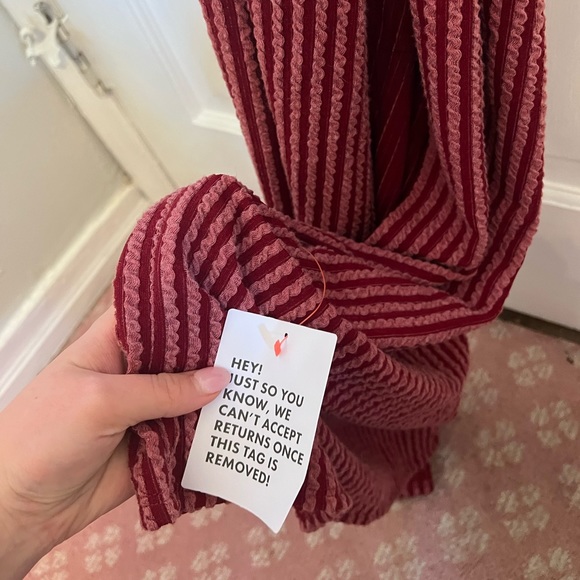 Long sleeve two toned maxi dress - Picture 7 of 8